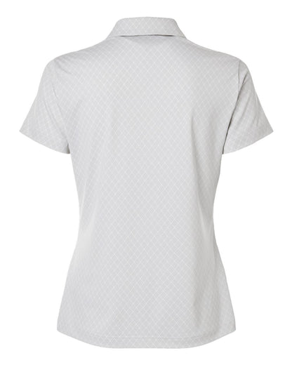 Adidas Women's 4-Way Stretch Printed Polo A717 #color_White