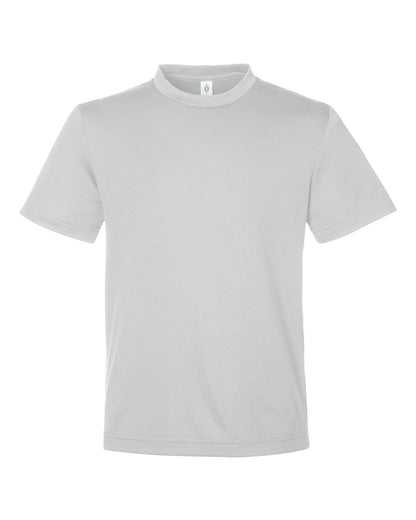 Team 365 Youth Zone Performance Mesh T-Shirt TT15Y #color_Sport Silver