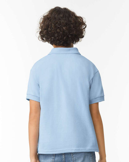 Gildan Youth DryBlend® Jersey Polo 8800B #colormdl_Light Blue