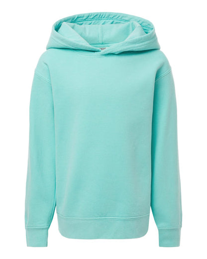 Comfort Colors Youth Garment-Dyed Lightweight Fleece Hooded Sweatshirt 1467Y #color_Chalky Mint
