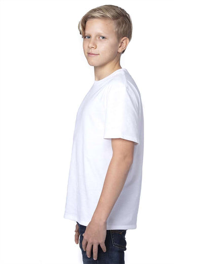 Threadfast Apparel Youth Ultimate CVC T-Shirt 600A #colormdl_White