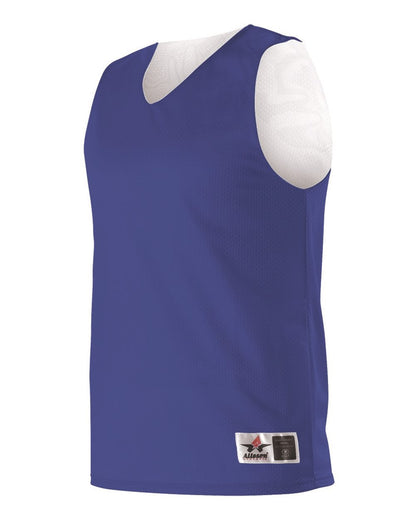 Alleson Athletic Youth Reversible Mesh Tank 560RY #color_Royal/ White