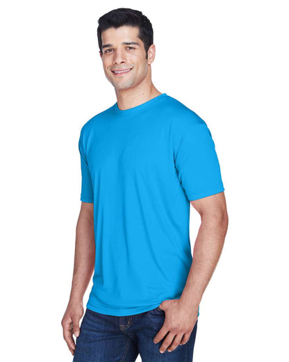UltraClub Men's Cool & Dry Sport Performance Interlock T-Shirt 8420 #colormdl_Sapphire