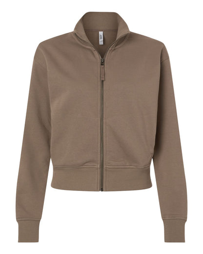 American Apparel Women's French Terry Full-Zip Jacket FTJ00 #color_Savana