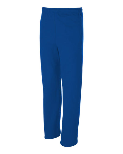 JERZEES Unisex NuBlend® Open-Bottom Sweatpants with Pockets 974MPR #color_Royal