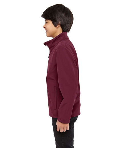 Team 365 Youth Leader Soft Shell Jacket TT80Y #colormdl_Sport Maroon