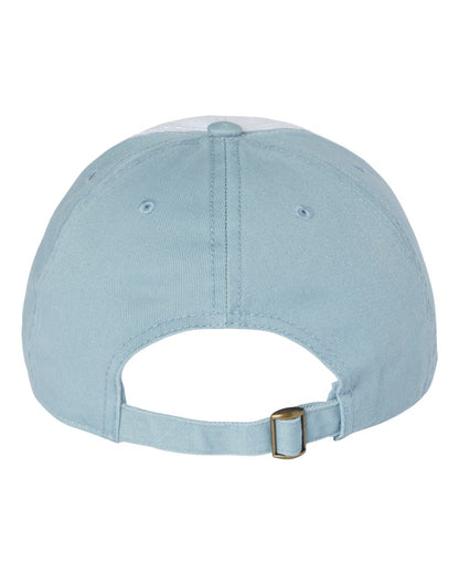 CAP AMERICA Relaxed Golf Dad Hat i1002 #color_White/ Smoke Blue