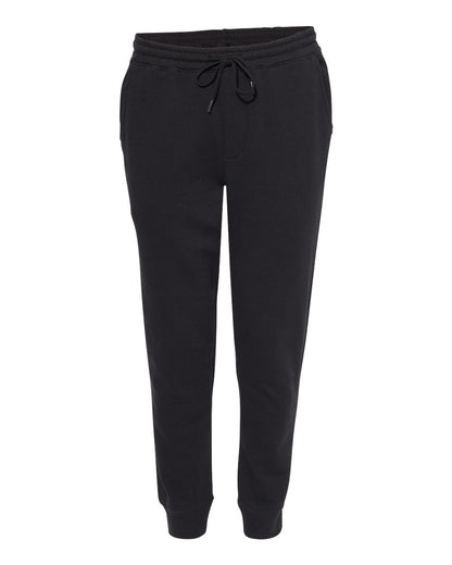 Independent Trading Co. Men's Midweight Fleece Sweatpants IND20PNT #color_Black