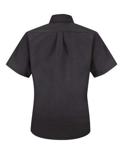 Red Kap Women's Extended Sizes Poplin Dress Shirt SP81EXT #color_Black