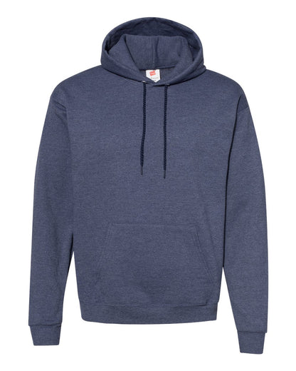 Hanes Unisex EcoSmart® Hooded Sweatshirt P170 #color_Heather Navy