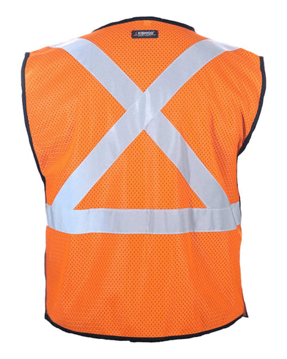 Kishigo Unisex X-Back Breakaway Vest 1805-1806 #color_Orange