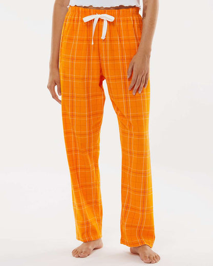 Boxercraft Women's Haley Flannel Pants BW6620 #colormdl_Orange Field Day Plaid