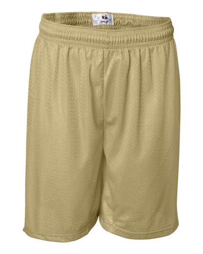 Badger Pro Mesh 7" Shorts 7207 #color_Vegas Gold