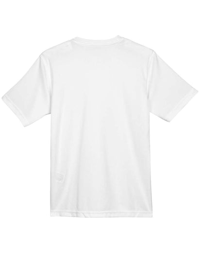 UltraClub Youth Cool & Dry Sport Performance Interlock T-shirt 8420Y #color_White