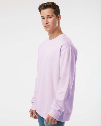 Independent Trading Co. Midweight Crewneck Sweatshirt SS3000 #colormdl_Lavender