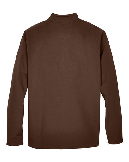 Team 365 Men's Leader Soft Shell Jacket TT80 #color_Sport Dark Brown