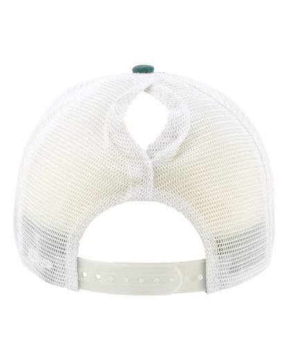 Infinity Her Women's Modern Trucker Cap CHARLIE #color_Emerald/ White