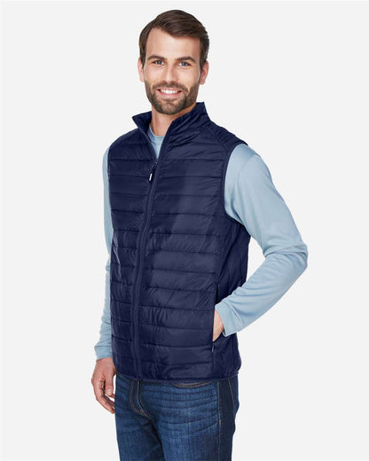 CORE365 Men's Prevail Packable Puffer Vest CE702 #colormdl_Classic Navy