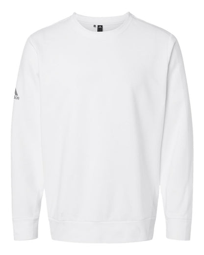 Adidas Fleece Crewneck Sweatshirt A434 #color_White