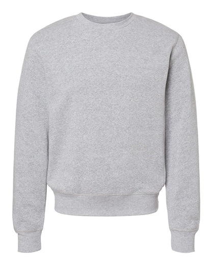 J. America Unisex Triblend Fleece Crewneck Sweatshirt 8870 #color_Grey Triblend