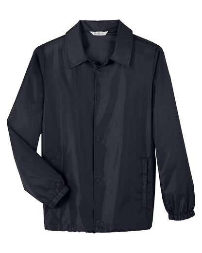 Team 365 Unisex Zone Protect Coaches Jacket TT75 #color_Black