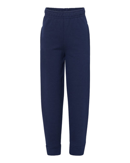 JERZEES Youth NuBlend® Joggers 975YR #color_J. Navy