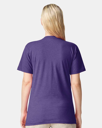 American Apparel Unisex CVC Tee 2001CVC #colormdl_Heather Purple
