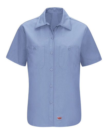 Red Kap Women's Mimix Work Shirt SX21 #color_Light Blue