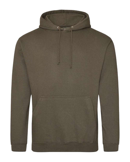 AWDis Unisex College Hooded Sweatshirt JHA001 #color_Olive Green