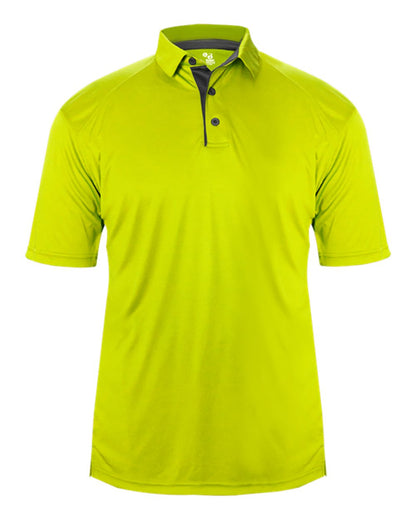 Badger Ultimate SoftLock™ Polo 4040 #color_Safety Yellow/ Graphite