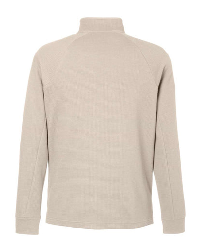 North End Men's Rhythm Waffle Quarter-Zip Pullover NE200 #color_Oatmeal