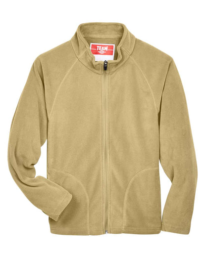 Team 365 Youth Campus Microfleece Jacket TT90Y #color_Sport Vegas Gold