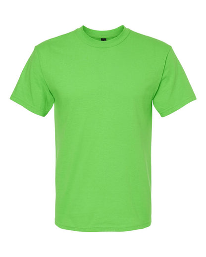 M&O Men's Gold Soft Touch T-Shirt 4800 #color_Vivid Lime