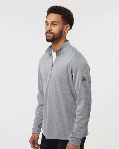 Adidas Lightweight Quarter-Zip Pullover A401 #colormdl_Grey Three Melange