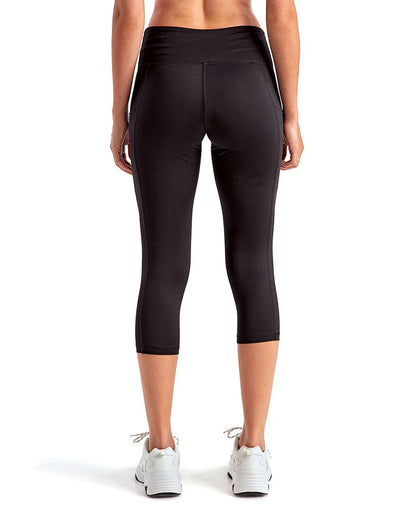 TriDri Women's Performance Calf-Length Leggings TD533 #colormdl_Black