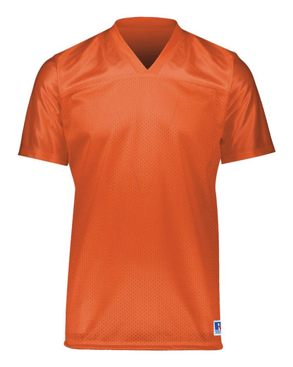 Russell Athletic Unisex Solid Flag Football Jersey R0593M #color_Burnt Orange