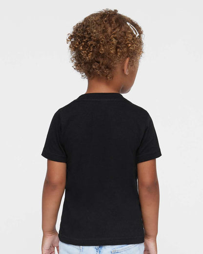 Rabbit Skins Toddler Fine Jersey Tee 3321 #colormdl_Black
