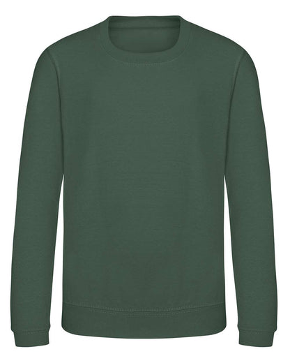 AWDis Youth Crewneck Sweatshirt JHY030 #color_Bottle Green
