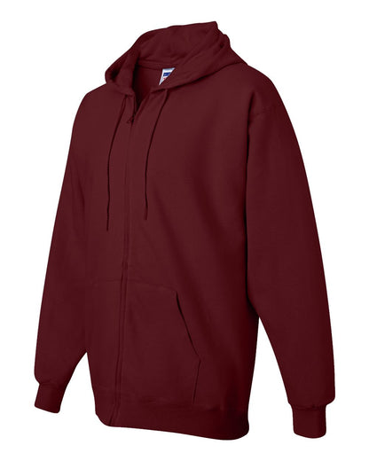Hanes Unisex Ultimate Cotton® Full-Zip Hooded Sweatshirt F280 #color_Maroon
