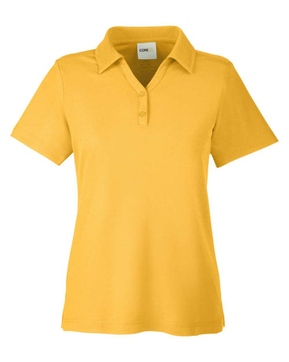 CORE365 Women's Fusion ChromaSoft™ Pique Polo CE112W #color_Campus Gold