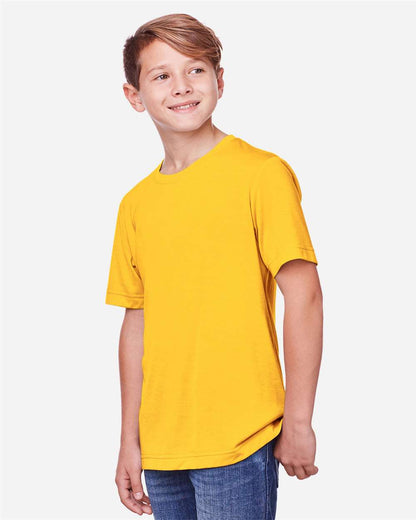 CORE365 Youth Fusion ChromaSoft™ Performance T-Shirt CE111Y #colormdl_Campus Gold
