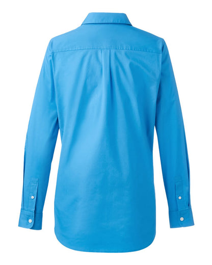 Nautica Women's Staysail Shirt N17289 #color_Azure Blue