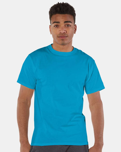 Champion Unisex Classic T-Shirt T425 #colormdl_Tempo Teal