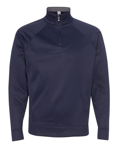 JERZEES Unisex Dri-Power® Sport Quarter-Zip Cadet Collar Sweatshirt PF95MR JERZEES Unisex Dri-Power® Sport Quarter-Zip Cadet Collar Sweatshirt PF95MR