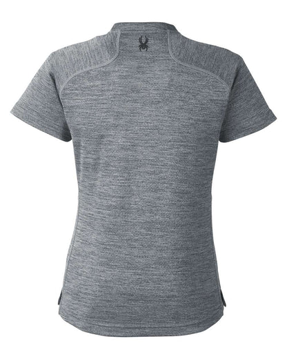 Spyder Women's Mission Blade Collar Polo S17980 #color_Polar Jasper