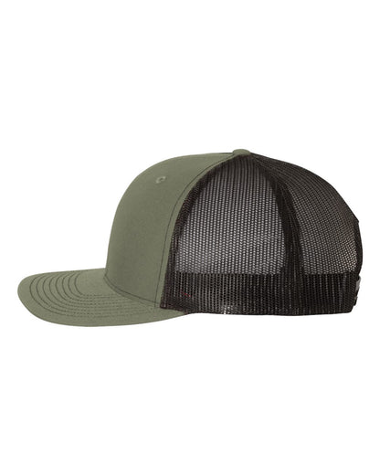 Richardson Snapback Trucker Cap 112 #color_Loden/ Black