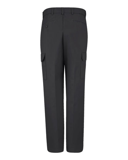 Red Kap Men's Industrial Cargo Pants PT88 #color_Black - Unhemmed