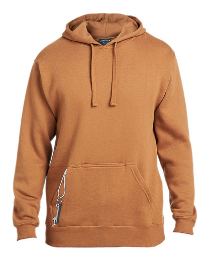 J. America Men's Tailgate Hooded Sweatshirt 8815 #color_Copper