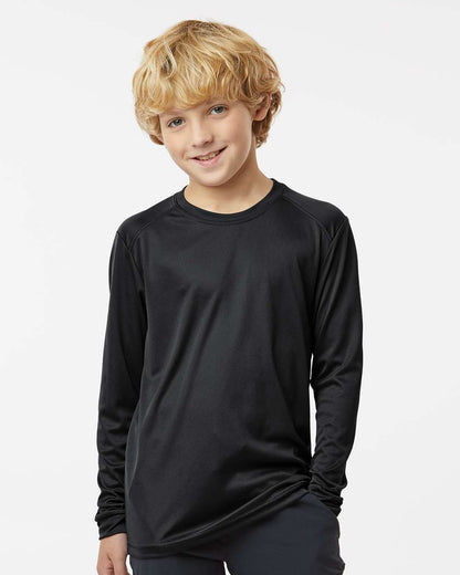 Paragon Youth Long Islander Performance Long Sleeve T-Shirt 218Y #colormdl_Black