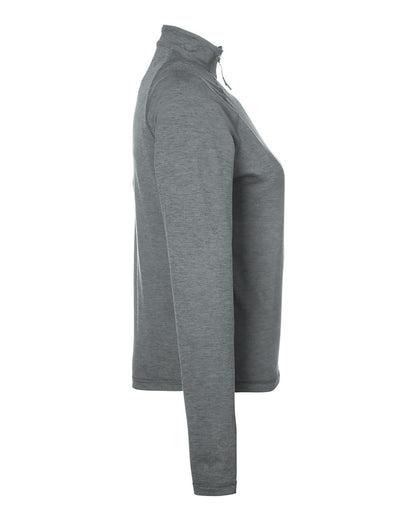Glyder Women's Fairway Marbled Jersey Quarter-Zip Pullover PDP8023 #color_Carbon Marble